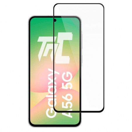 Samsung Galaxy A56 5G - Verre trempé intégral Protect - Noir - TM-Concept® - image principale