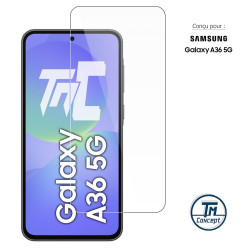 Samsung Galaxy A36 5G - Verre trempé Standard Premium - Protection écran (Transparent) - TM-Concept® - image couverture