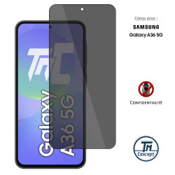 Samsung Galaxy A36 5G - Verre Trempé Anti-Espion - gamme Privacy TM-Concept® - image couverture
