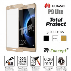 Huawei P9 Lite - Vitre de Protection - Total Protect- TM Concept®