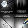LG K5 - Vitre de Protection Crystal - TM Concept®