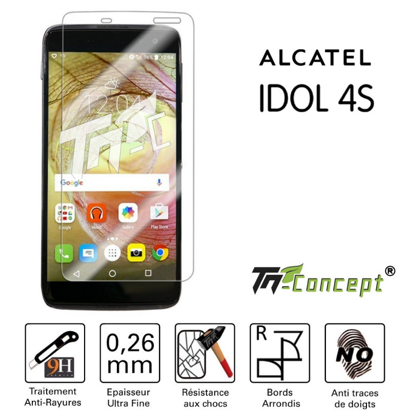 Alcatel Idol 4S - Vitre de Protection Crystal - TM Concept®