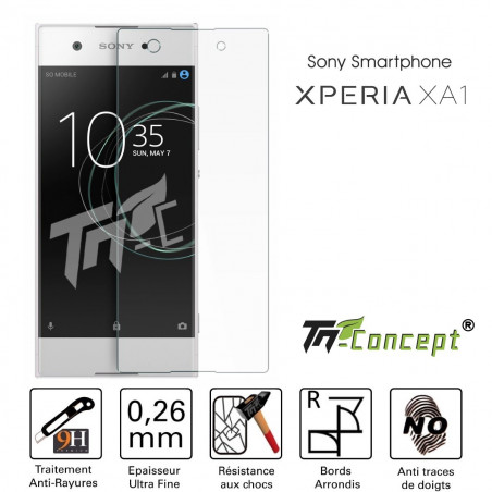Sony Xperia XA1 - Vitre de Protection Crystal - TM Concept®