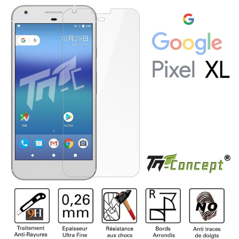 Google Pixel XL - Vitre de Protection Crystal - TM Concept®