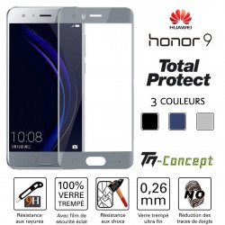Huawei Honor 9 - Vitre de Protection - Total Protect - TM Concept®