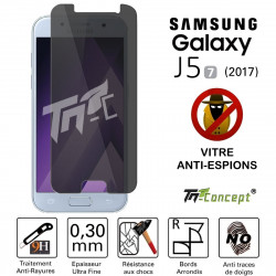 Samsung Galaxy J5 (2017) - Vitre  de Protection Anti-Espions - TM Concept®