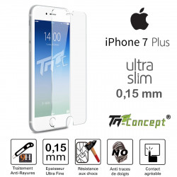 Apple iPhone 7 Plus - Vitre de Protection Ultra Slim 0,15 mm - TM Concept®