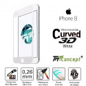 Apple iPhone 8 - Vitre de Protection 3D Curved - TM-Concept®