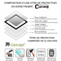 HTC Desire 628 - Vitre de Protection Crystal - TM Concept®