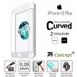 Apple iPhone 8 Plus - Vitre de Protection 3D Curved - TM Concept®