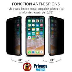 Apple iPhone 8 - Vitre  de Protection Anti-Espions - TM Concept®