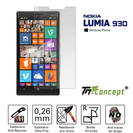 Nokia Lumia 930 - Vitre de Protection Crystal - TM Concept®