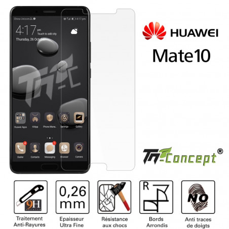 Huawei Mate 10 - Vitre de Protection Crystal - TM Concept®