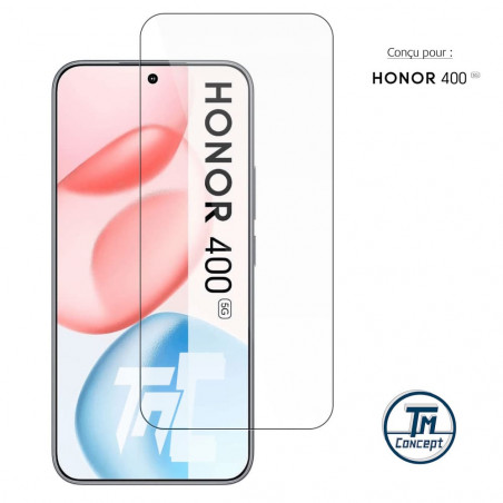 Honor 400 - Verre trempé Standard Premium - Protection écran (Transparent) - TM-Concept® - image couverture