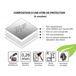 LG Q6 - Vitre de Protection Crystal - TM Concept®