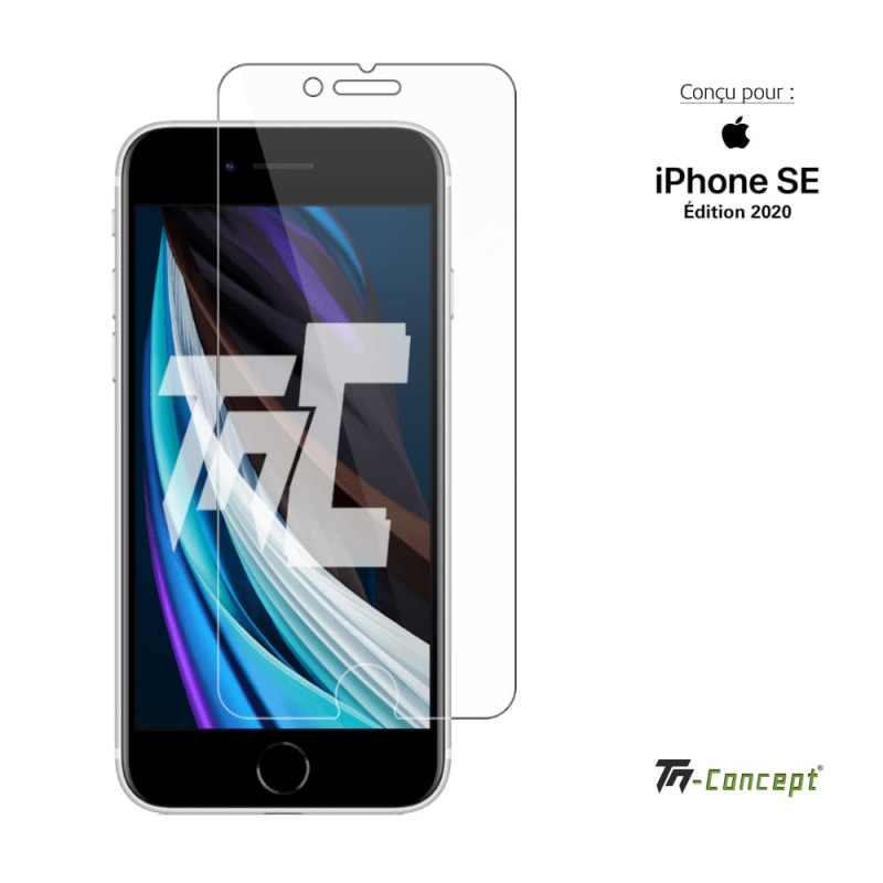 Apple iPhone SE (2020) - Verre trempé TM-Concept® - Gamme Standard Premium - image couverture