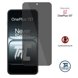 OnePlus 13T - Verre Trempé Anti-Espion - gamme Privacy TM-Concept® - image couverture