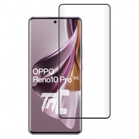 Oppo Reno 10 Pro 5G - Verre trempé 3D incurvé - Noir - TM-Concept® - image principale