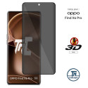 Oppo Find X6 Pro - Verre trempé 3D Privacy (teinté anti-espion) - TM-Concept®