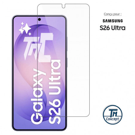 Samsung Galaxy S26 Ultra - Verre trempé Standard Premium - Protection écran (Transparent) - TM-Concept®