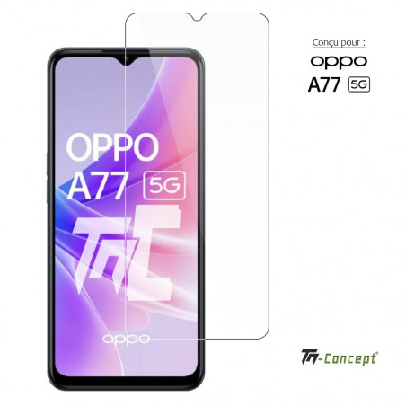 Oppo A77 5G - Verre trempé TM-Concept® - Gamme Standard Premium