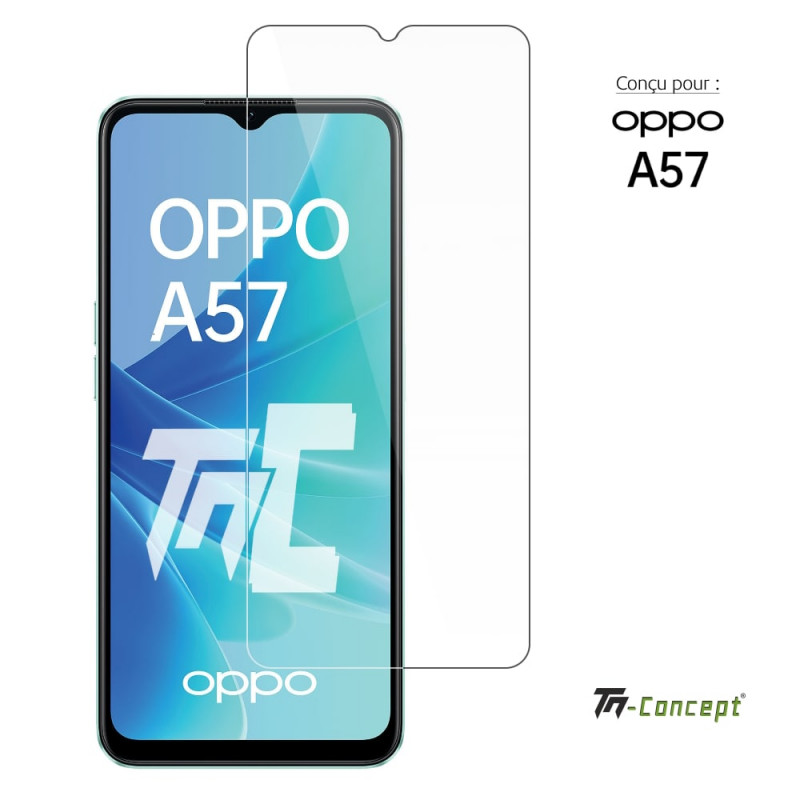 Oppo A57 / A57e / A57s - Verre trempé TM-Concept® - Gamme Standard Premium - image couverture