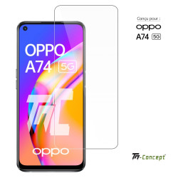Oppo A74 5G - Verre trempé...