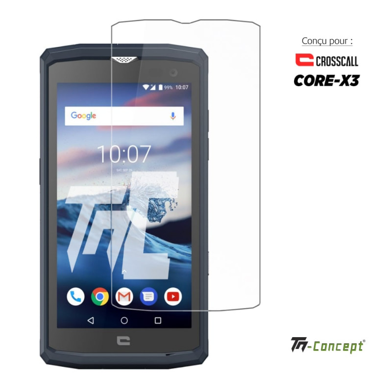 Crosscall Core X3 - Verre trempé Standard Premium - Protection écran (Transparent) - TM-Concept®