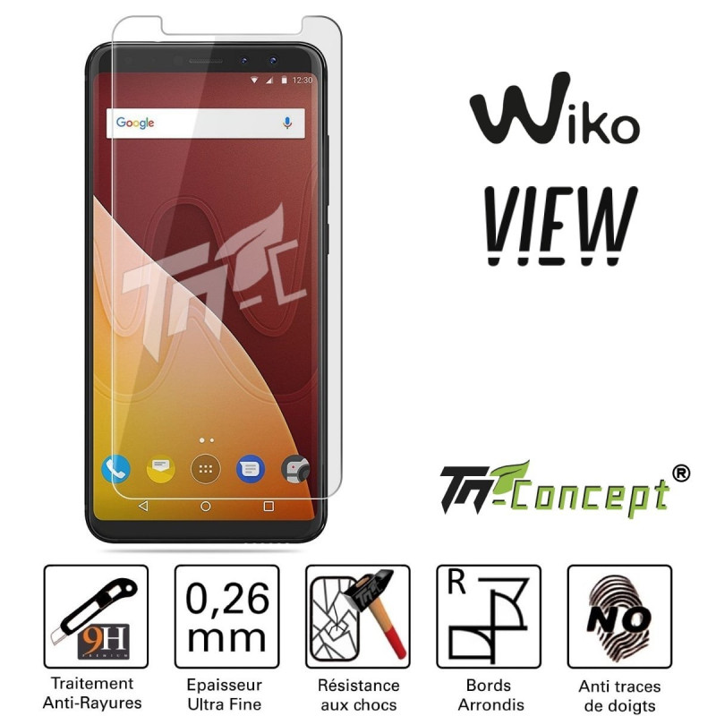 Wiko View - Vitre de Protection Crystal - TM Concept®