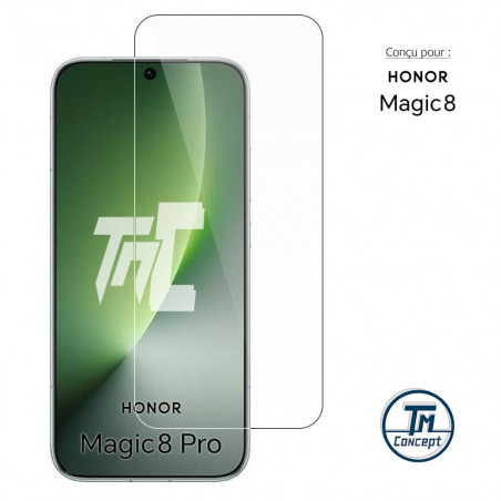 Honor Magic 8 - Verre trempé Standard Premium - Protection écran (Transparent) - TM-Concept®