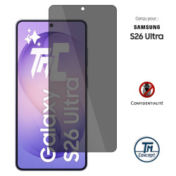 Samsung Galaxy S26 Ultra - Verre Trempé Anti-Espion - gamme Privacy TM-Concept® - image couverture
