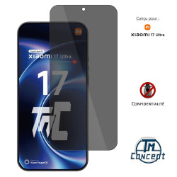Xiaomi 17 Ultra - Verre Trempé Anti-Espion - gamme Privacy TM-Concept® - image couverture