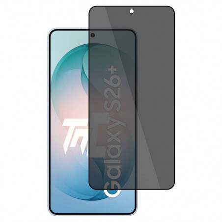 Samsung Galaxy S26 Plus - Verre trempé teinté intégral - Noir - TM-Concept® - gamme Intégral Privacy - image principale
