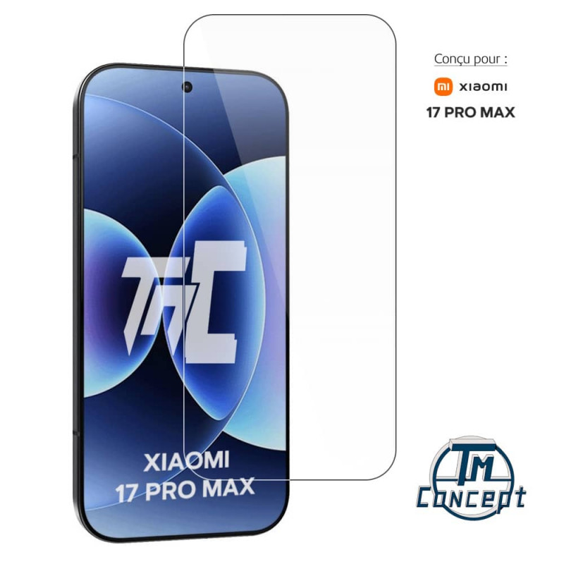 Xiaomi 17 Pro Max - Verre trempé Standard Premium - Protection écran (Transparent) - TM-Concept® - image couverture