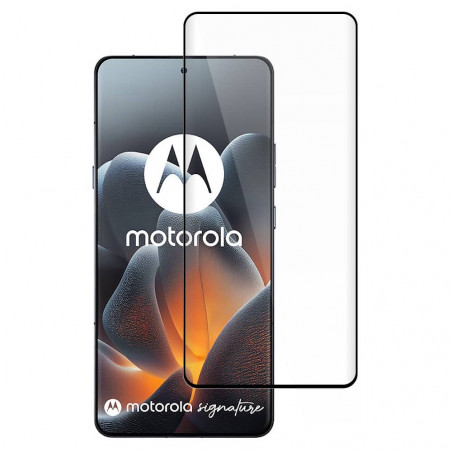 Motorola Signature - Verre trempé 3D incurvé - Noir - TM-Concept® - image principale