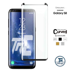 Samsung Galaxy S8 - Vitre de Protection 3D Curved - TM-Concept® - Verre trempéé - image couverture