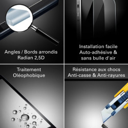 Huawei Ascend G7- Vitre de Protection Crystal - TM Concept®