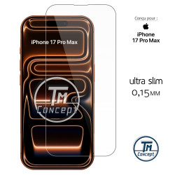 Apple iPhone 17 Pro Max - Verre trempé Ultra Slim 0,15mm - TM-Concept® - image couverture