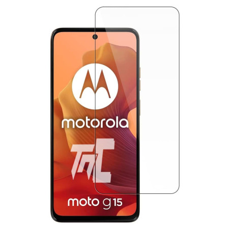 Motorola Moto G15 - Verre trempé Standard Premium - Protection écran (Transparent) - TM-Concept® - image principale