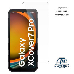 Samsung Galaxy Xcover 7 Pro - Verre trempé Standard Premium - Protection écran (Transparent) - TM-Concept® - image couverture