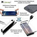 Oppo Find X6 Pro - Verre trempé incurvé 3D Silicone - TM-Concept®