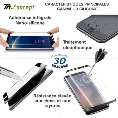 Oppo Find X7 Ultra - Verre trempé incurvé 3D Silicone - TM-Concept® - Caractéristiques