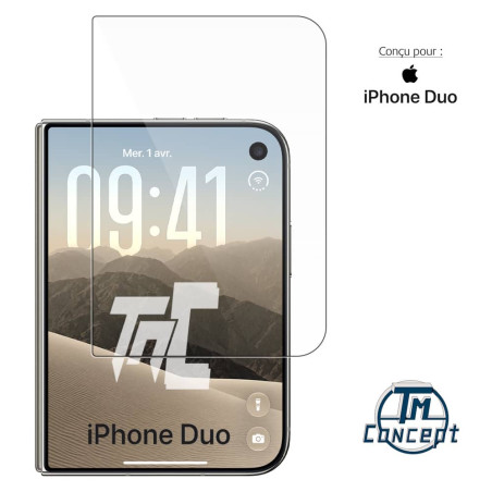 Apple iPhone Duo - Verre trempé Standard Premium - Protection écran (Transparent) - TM-Concept®
