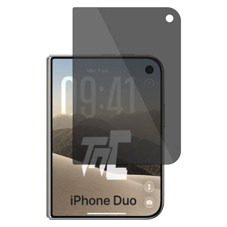 Apple iPhone Duo - Verre Trempé Anti-Espion - gamme Privacy TM-Concept® - image principale