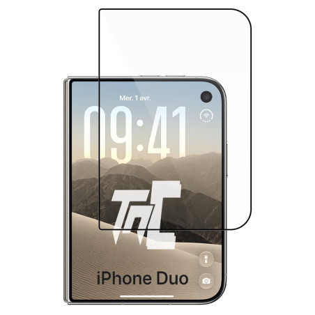 Apple iPhone Duo - Verre trempé intégral Protect - Noir - TM-Concept® - image principale
