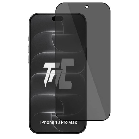 Apple iPhone 18 Pro Max - Verre trempé teinté intégral - Noir - TM-Concept® - gamme Intégral Privacy - image principale