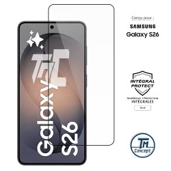 Samsung Galaxy S26 - Verre trempé intégral Protect - Noir - TM-Concept® - image couverture