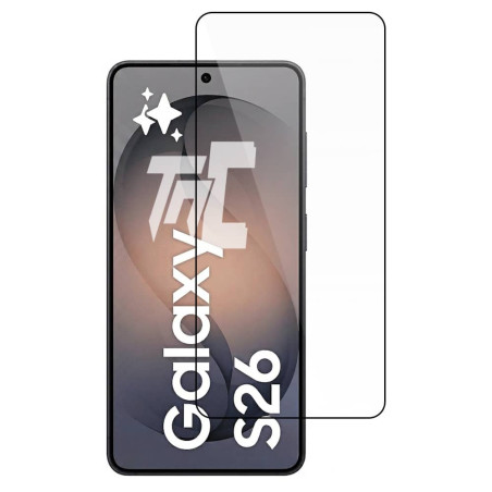 Samsung Galaxy S26 - Verre trempé intégral Protect - Noir - TM-Concept® - image principale