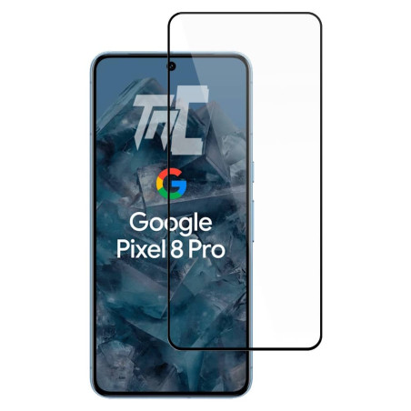 Google Pixel 8 Pro - Verre trempé intégral Protect - Noir - TM-Concept® - image principale