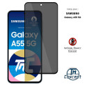 Samsung Galaxy A55 5G - Verre trempé teinté intégral - Noir - TM-Concept® - gamme Intégral Privacy